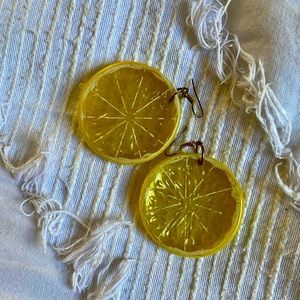 Lemon Slice Earrings 🍋